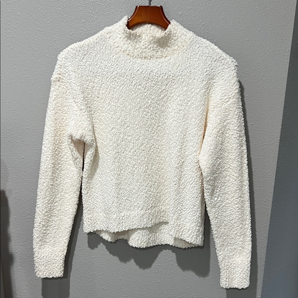 Sanctuary Women's Teddy Popover Knit Sweater, White , Size S
